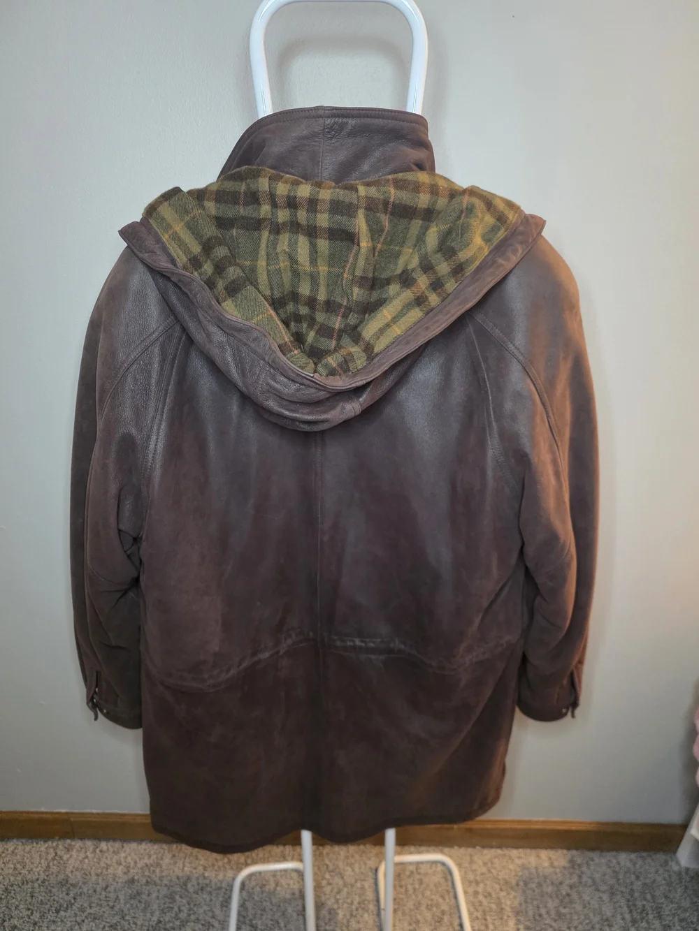 Wilsons Leather Brown Military-Style Leather Field Jacket